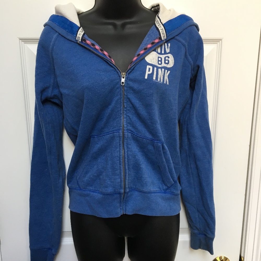 Pink Victoria's Secret Zip Up Sweatshirt